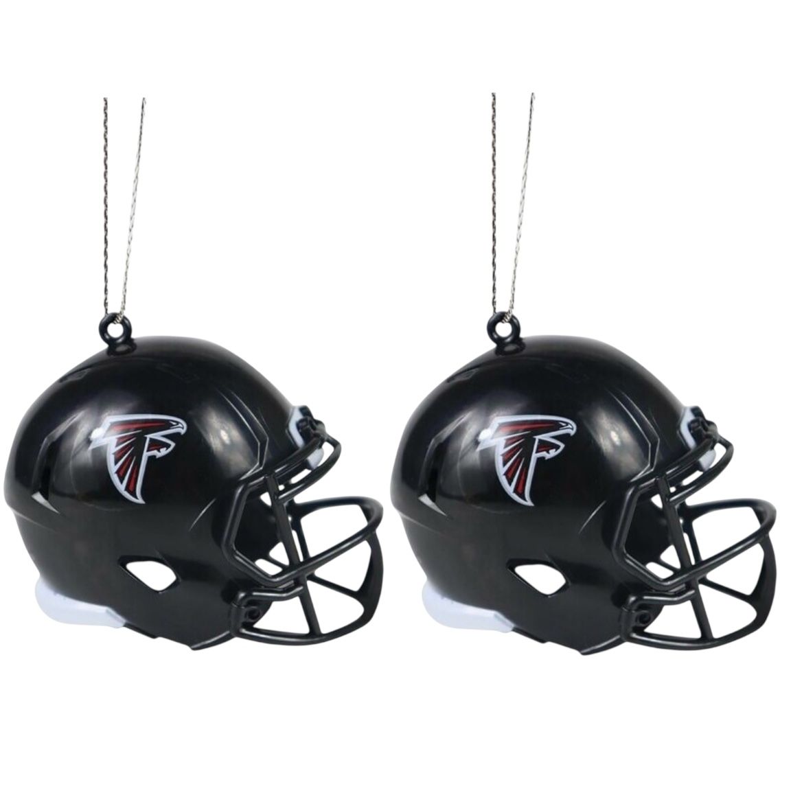 Atlanta Falcons Team Helmets Christmas Ornament Set