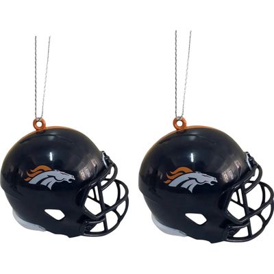 Denver Broncos Team Helmet Christmas Ornament Set Denver Broncos Team Helmet Christmas Ornament Set