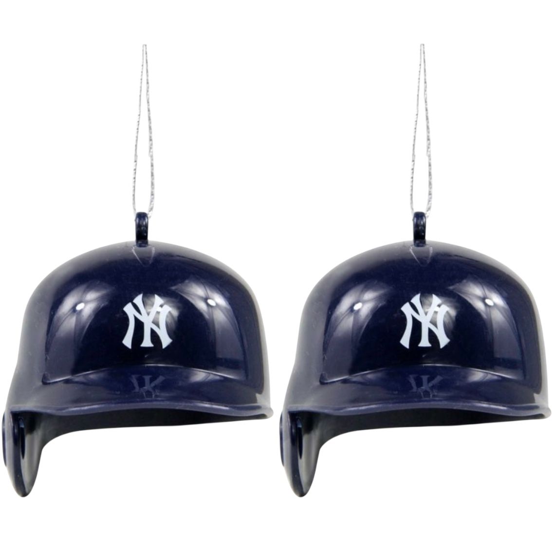 New York Yankees Team Helmets Christmas Ornament Set