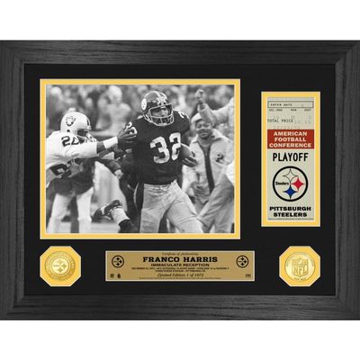 Pittsburgh Steelers Franco Harris Immaculate Reception 50th Anniversary Ticket Photo Mint