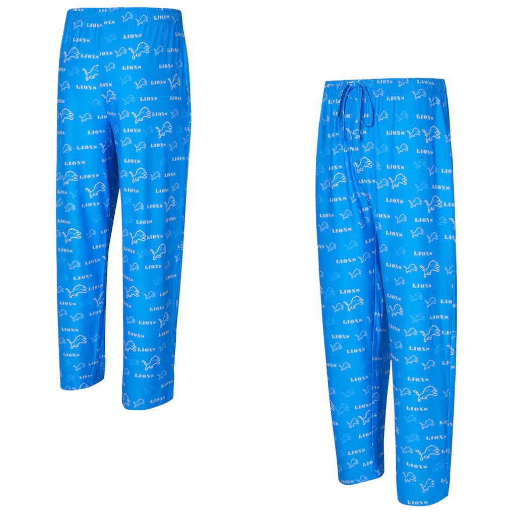 Detroit Lions Men's Concepts Sport Mosaic Pajama Pants