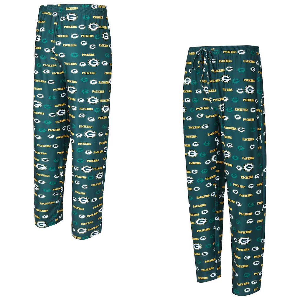 Green Bay Packers Men's Concepts Sport Mosaic Pajama Pants