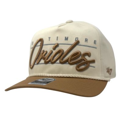 Baltimore Orioles Men’s Natural Condor Two-Tone 47 Hitch Adjustable Hat