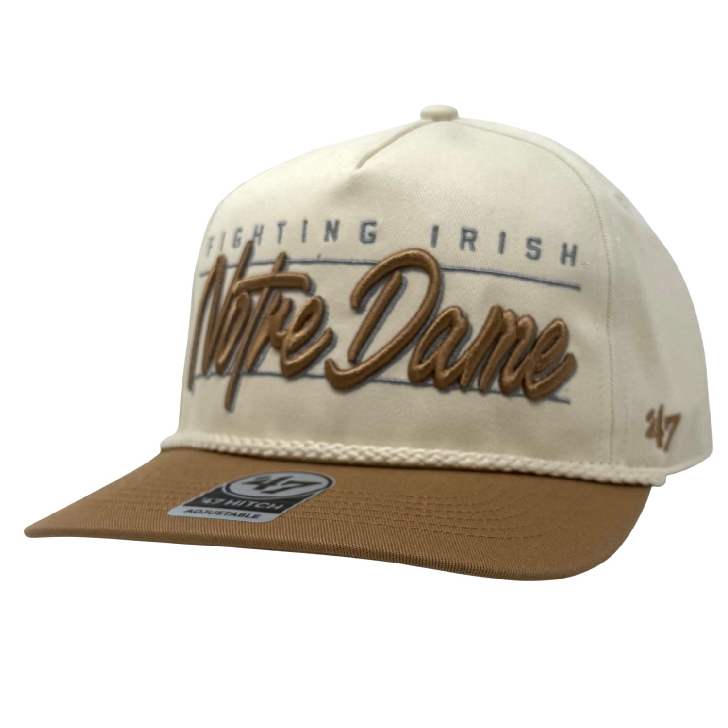 Notre Dame Fighting Irish Men’s Natural Condor Two-Tone 47 Hitch Adjustable Hat