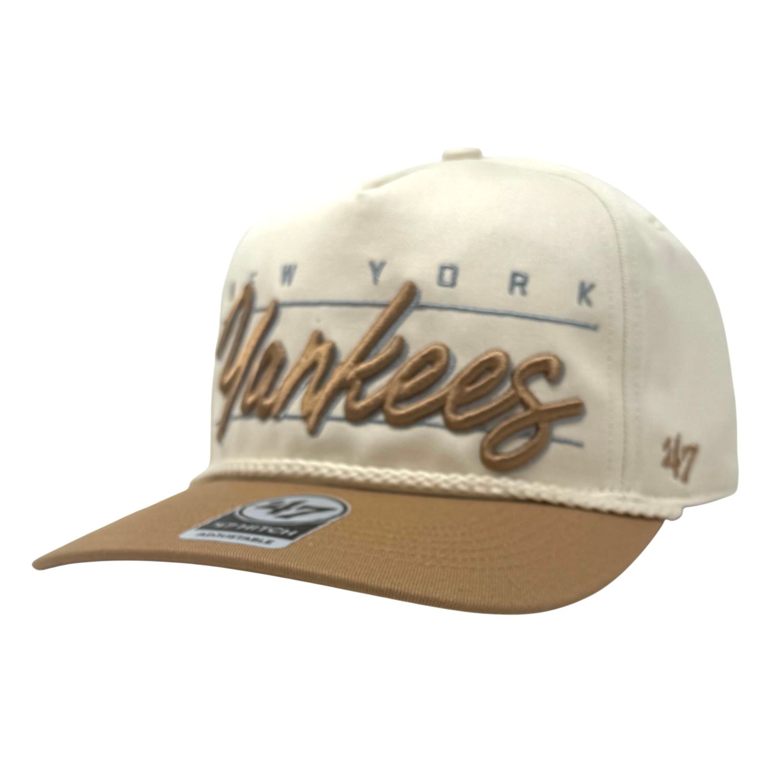 New York Yankees Men’s Natural Condor Two-Tone 47 Hitch Adjustable Hat