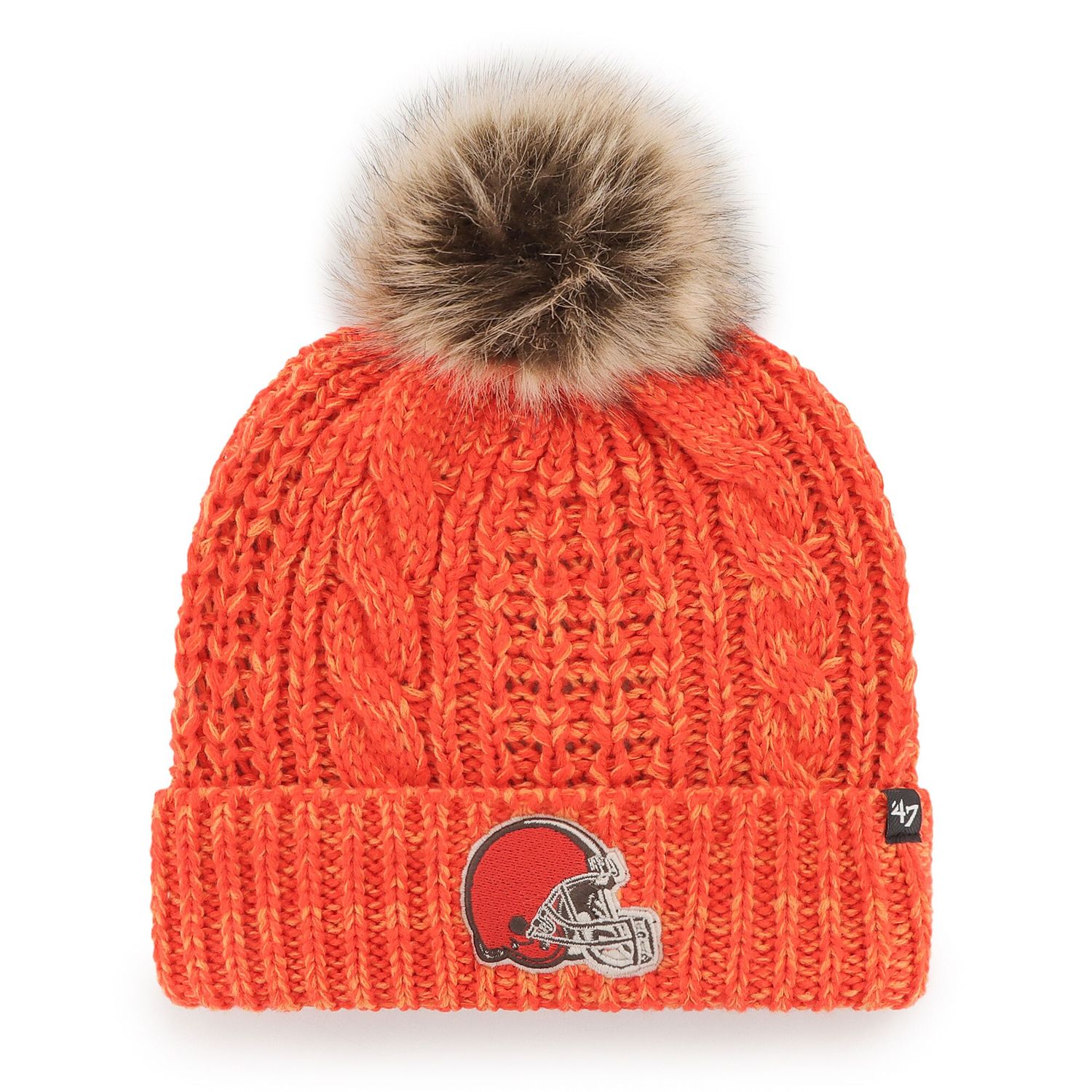 Cleveland Browns Women’s Orange 47 Brand Meeko Cuffed Knit Hat