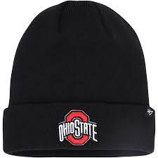 Ohio State Buckeyes Men’s Black 47 Cuffed Knit Hat