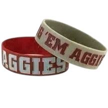 Texas A&M Aggies Rubber Bulk Wrist Bands
