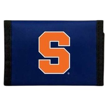 Syracuse Orange Nylon Tri-Fold Wallet
