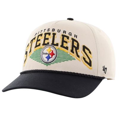 Pittsburgh Steelers Men’s Natural Historic Premiere 47 Hitch Snapback Hat