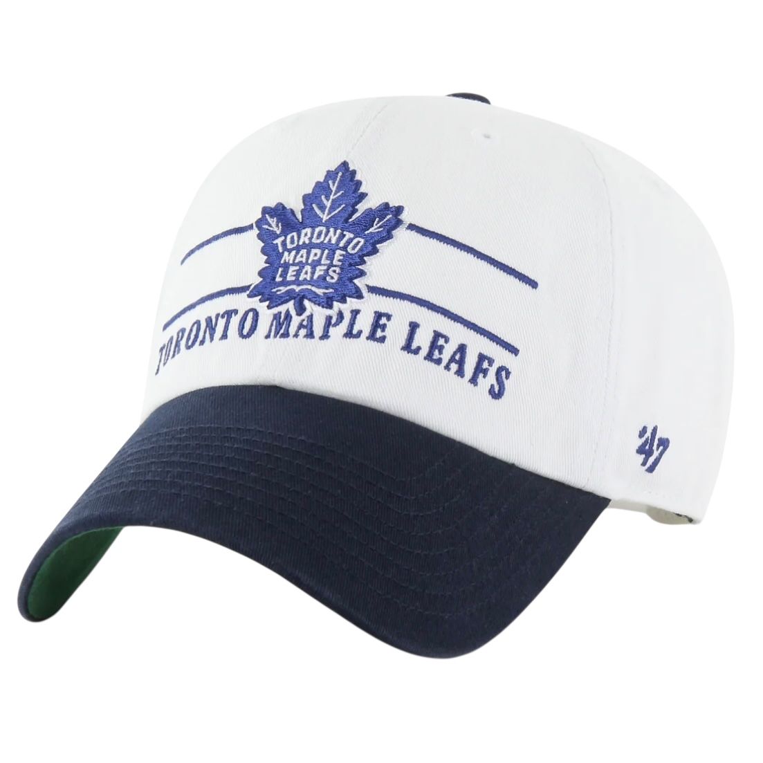 Toronto Maple Leafs Men’s Double Header 47 Brand Clean Up Adjustable Hat