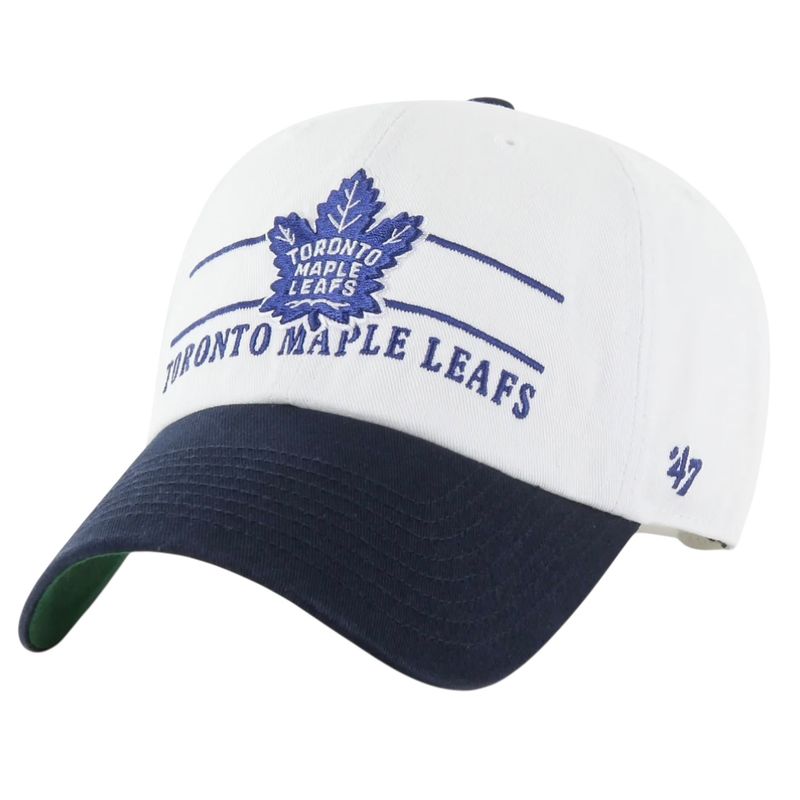 Toronto Maple Leafs Men’s Double Header 47 Brand Clean Up Adjustable Hat