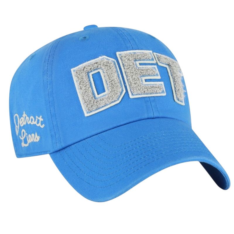 Detroit Lions Men’s Blue Zoey 47 Brand Clean Up Adjustable Hat