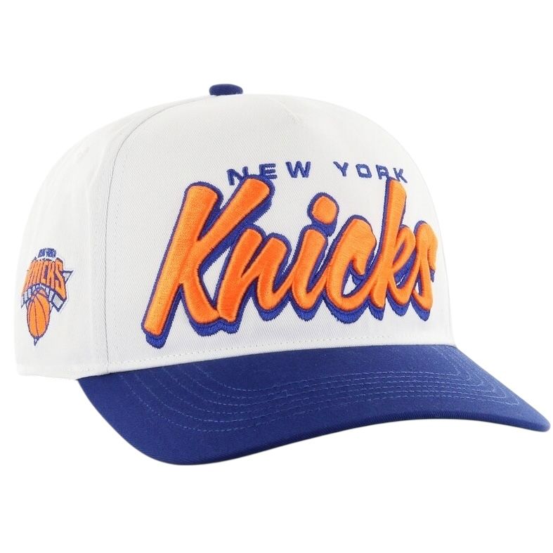 New York Knicks Men’s White Drop Shadow 47 Hitch Adjustable Hat