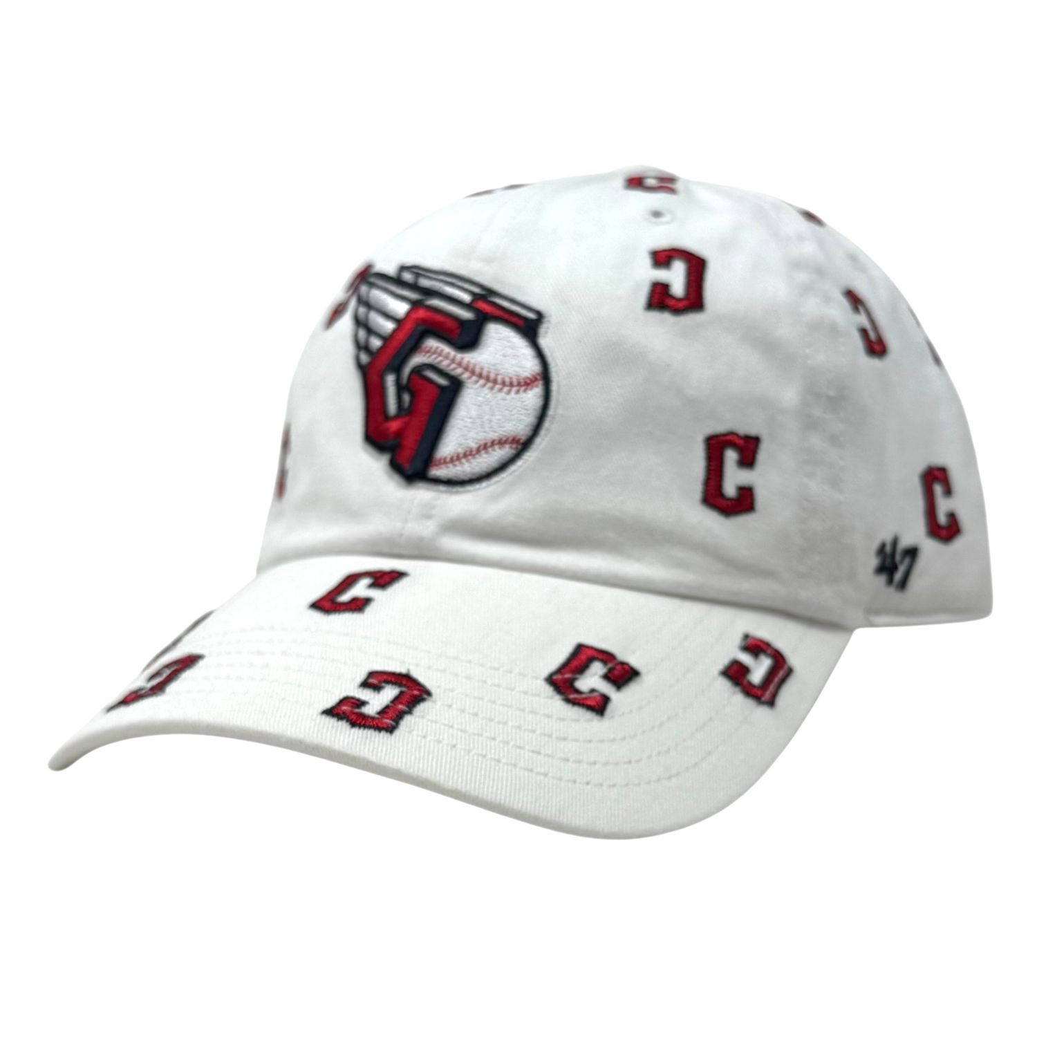 Cleveland Guardians Confetti 47 Brand Clean Up Adjustable Hat
