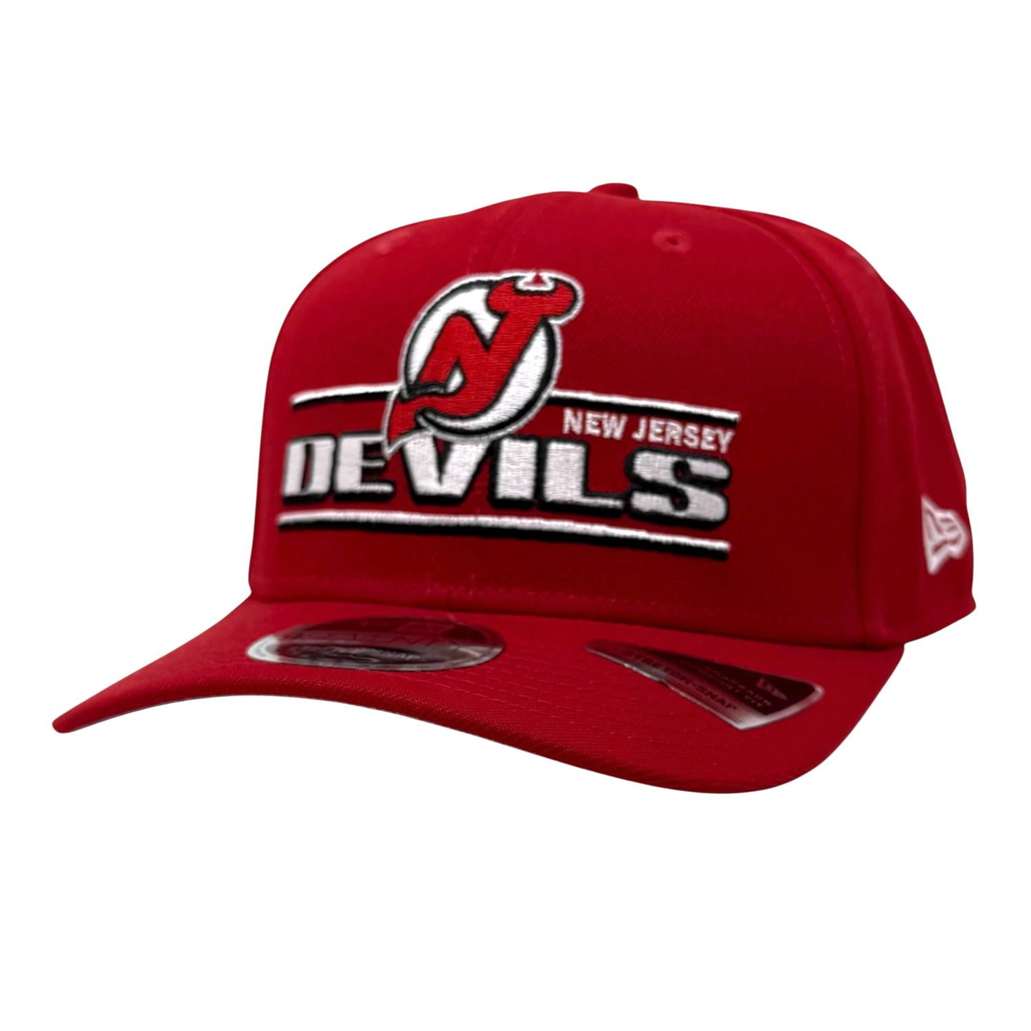 New Jersey Devils Men's Red Stated New Era 9Seventy Stretch-Snap Hat