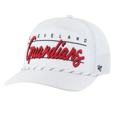 Cleveland Guardians Men’s White 47 Condor Hitch Adjustable Hat
