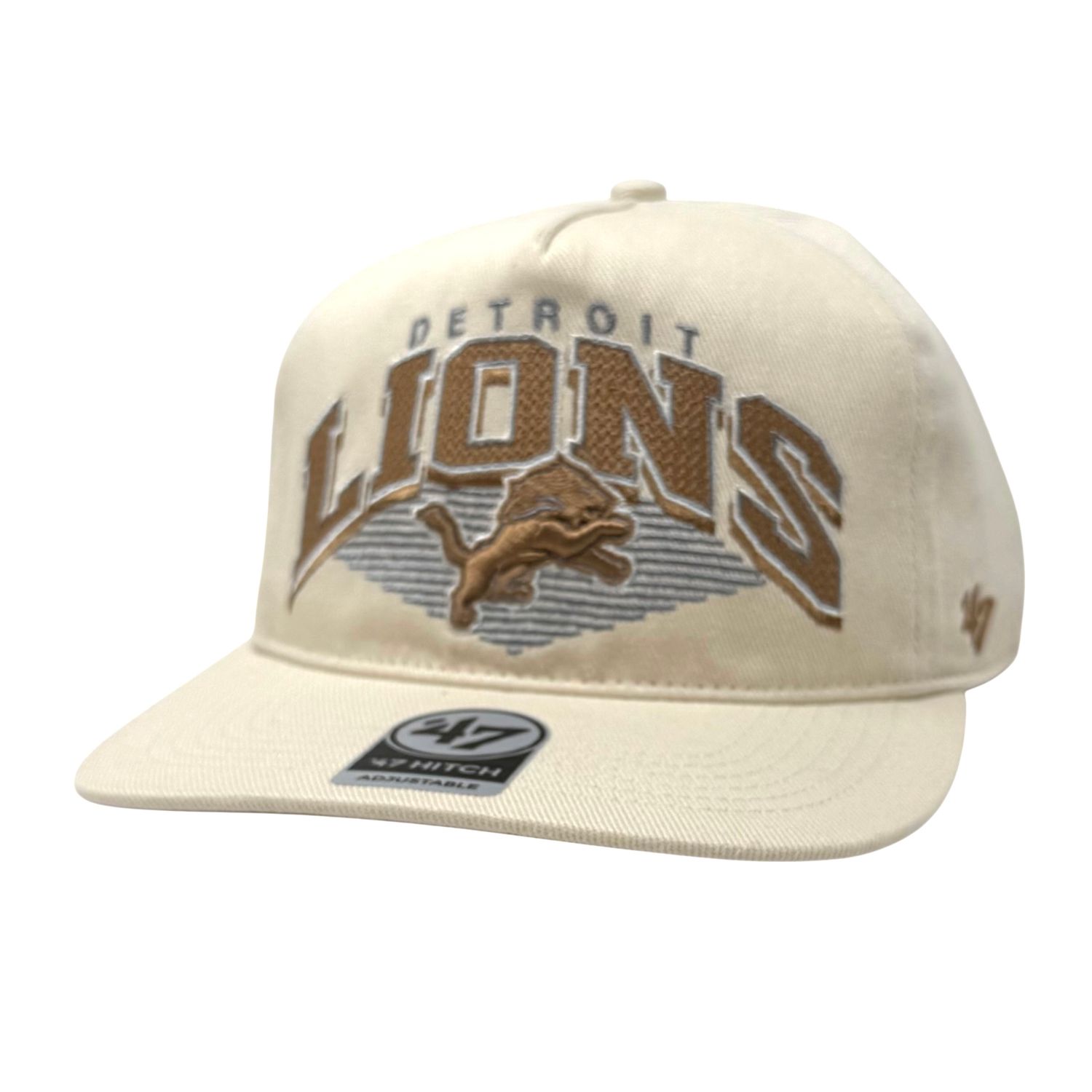 Detroit Lions Men’s Natural Ponoma 47 Hitch Snapback Hat
