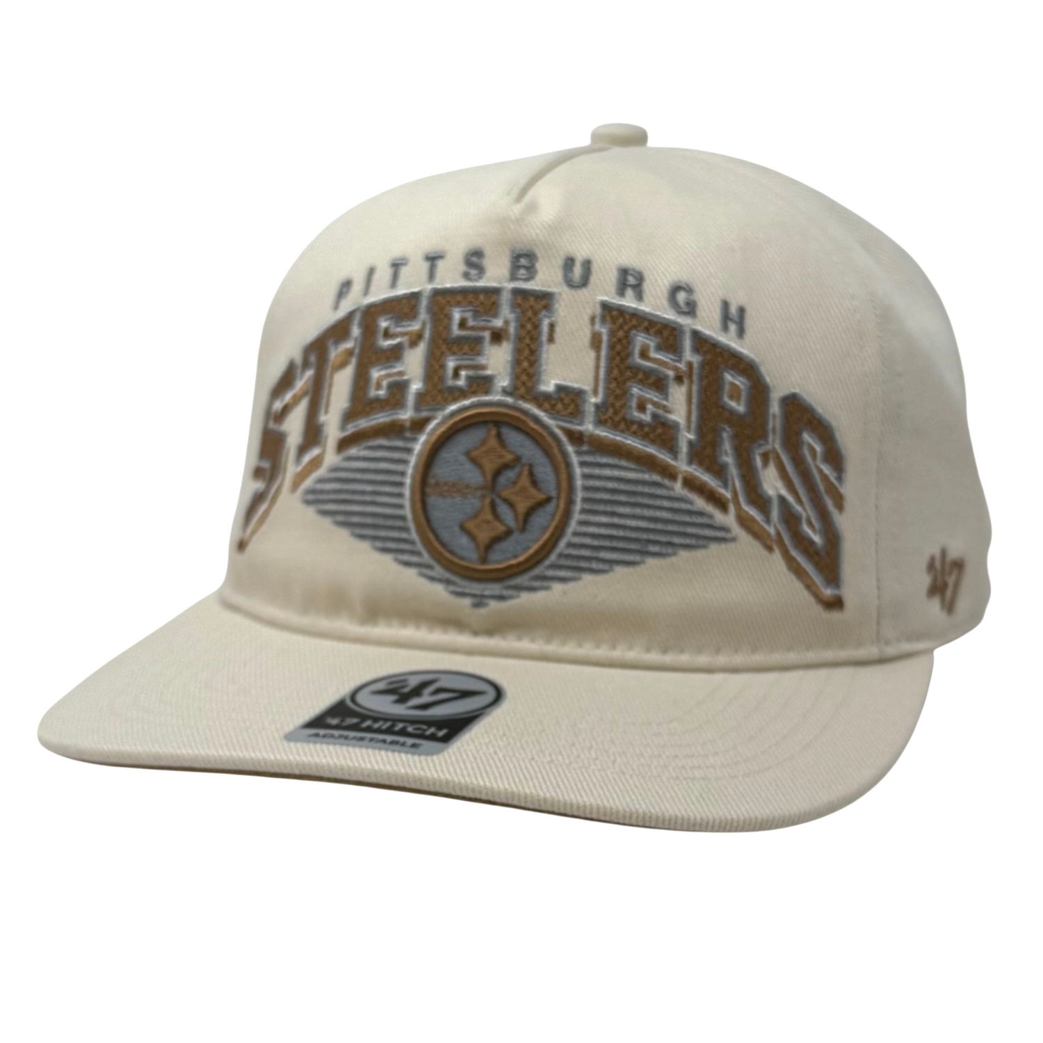 Pittsburgh Steelers Men’s Natural Ponoma 47 Hitch Snapback Hat