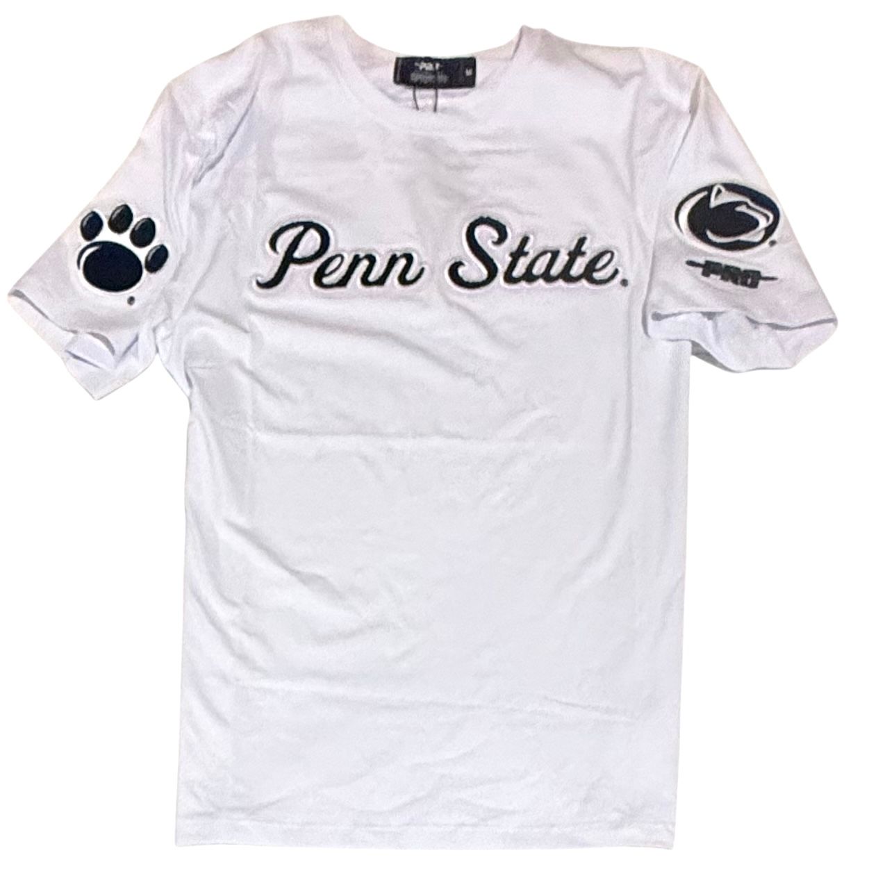 Penn State Nittany Lions Men's White Pro Standard Luxury Athletic T-Shirt