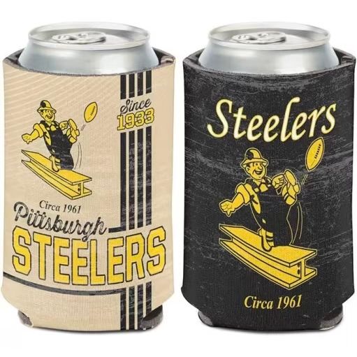 Pittsburgh Steelers Circa 12 Ounce Can Cooler Koozie
