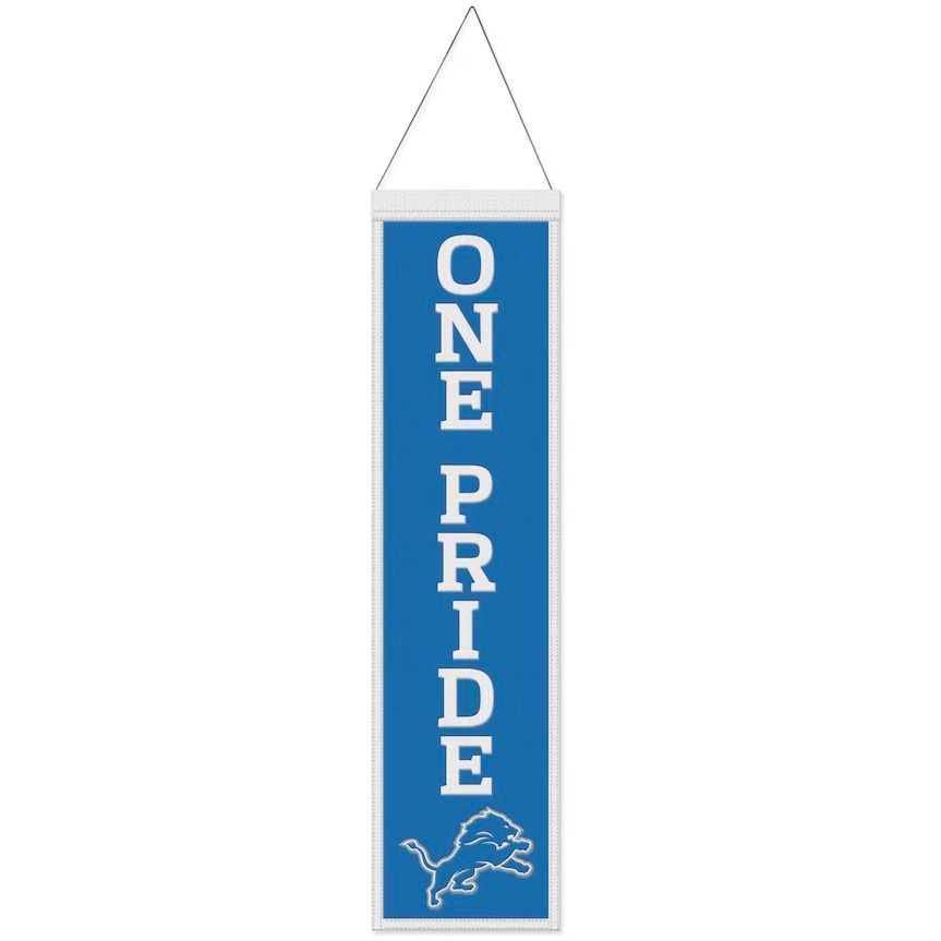 Detroit Lions One Pride 8" x 32" Heritage Banner