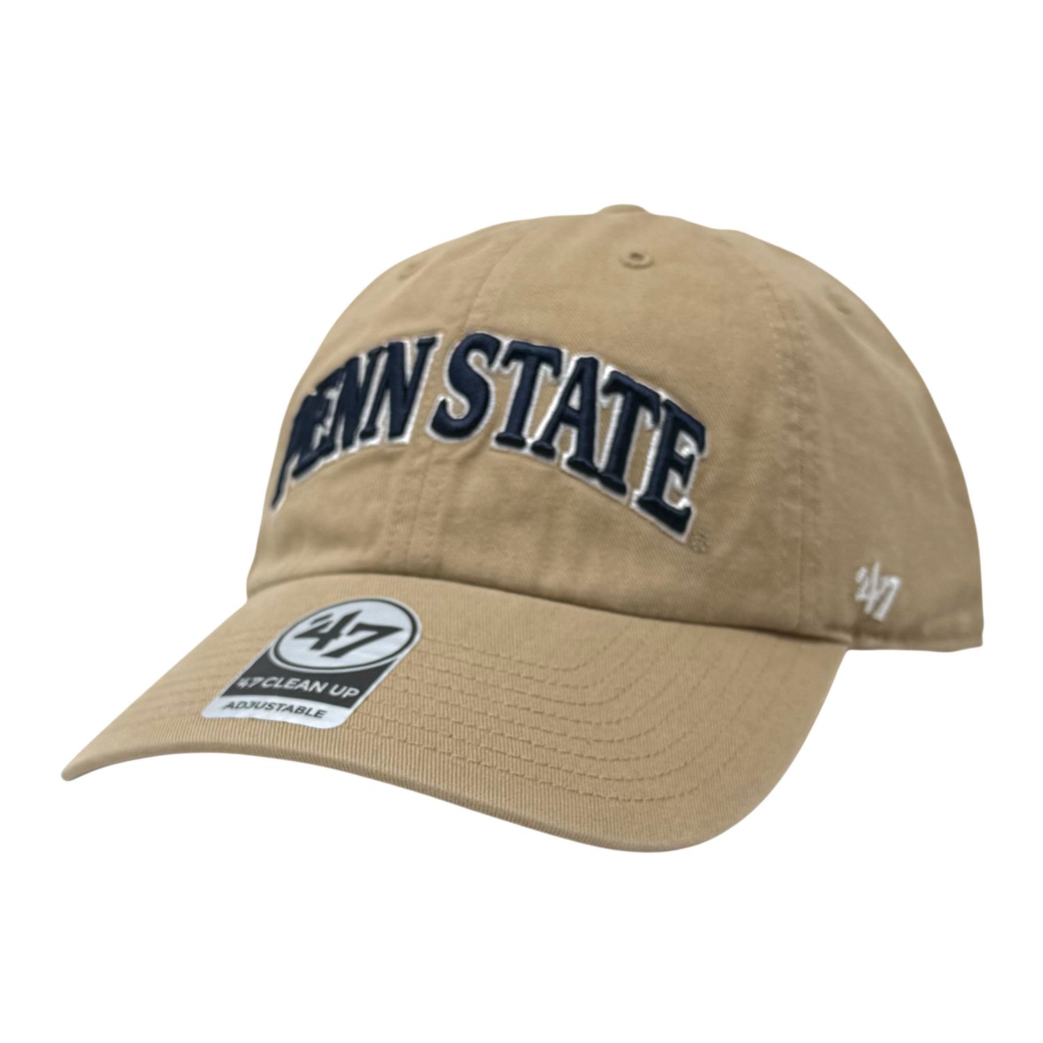 Penn State Nittany Lions Men’s 47 Khaki Brand Clean Up Adjustable Hat