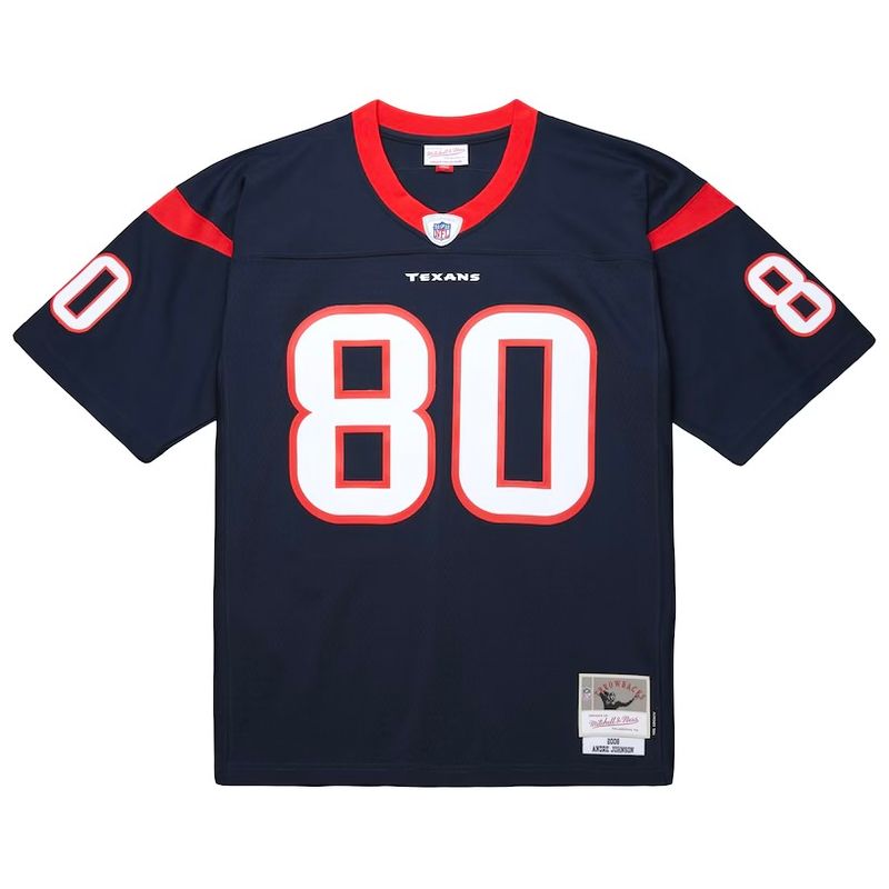Houston Texans Andre Johnson 2008 Navy Mitchell & Ness Men's Legacy Jersey