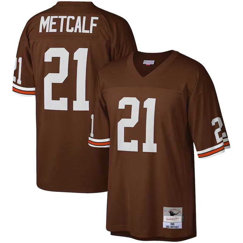 Cleveland Browns Eric Metcalf 1989 Men's Mitchell & Ness Legacy Jersey Cleveland Browns Eric Metcalf 1989 Men's Mitchell & Ness Legacy Jersey