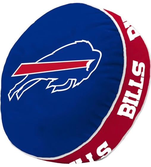 Buffalo Bills Round Team Puff Pillow