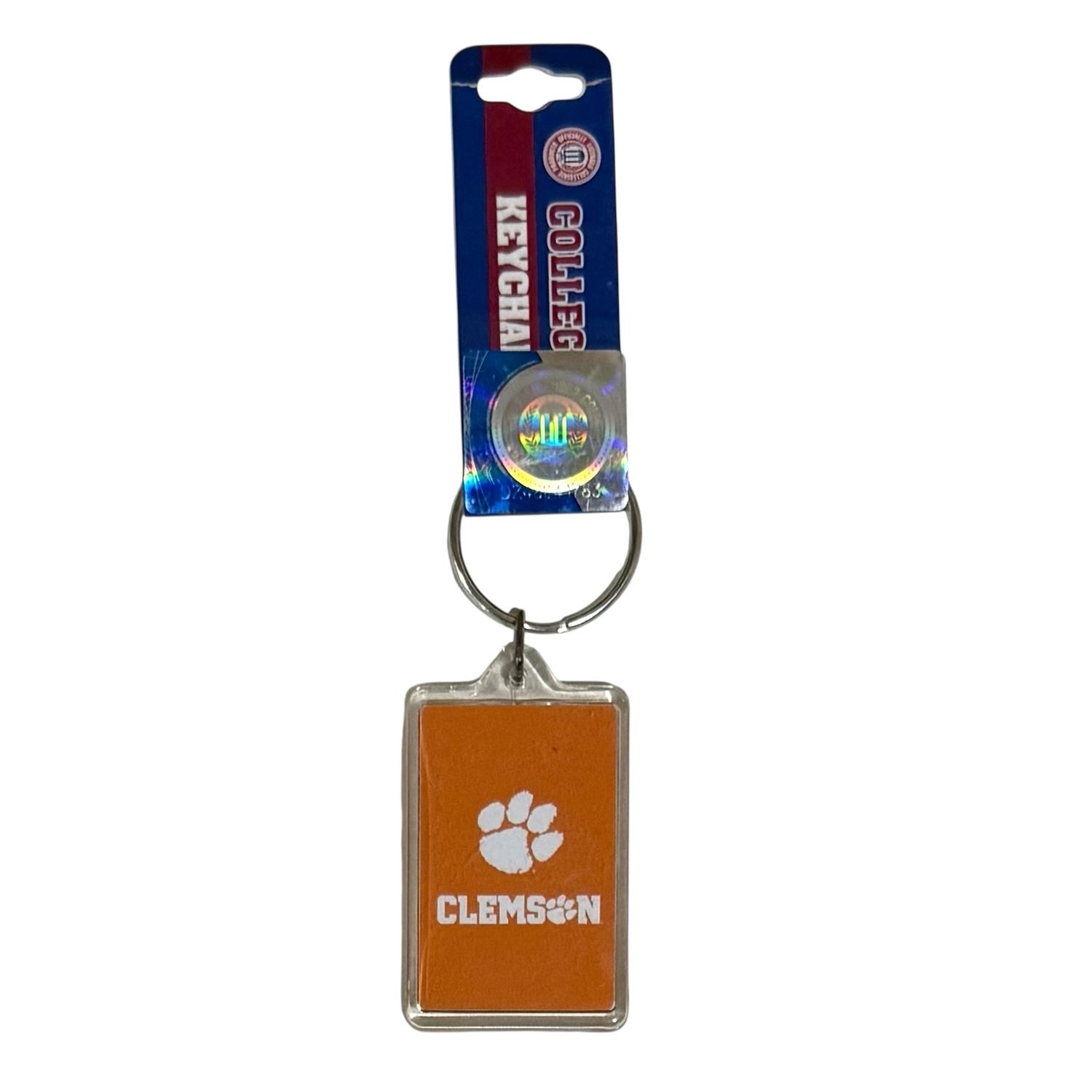 Clemson Tigers Acrylic Key Ring
