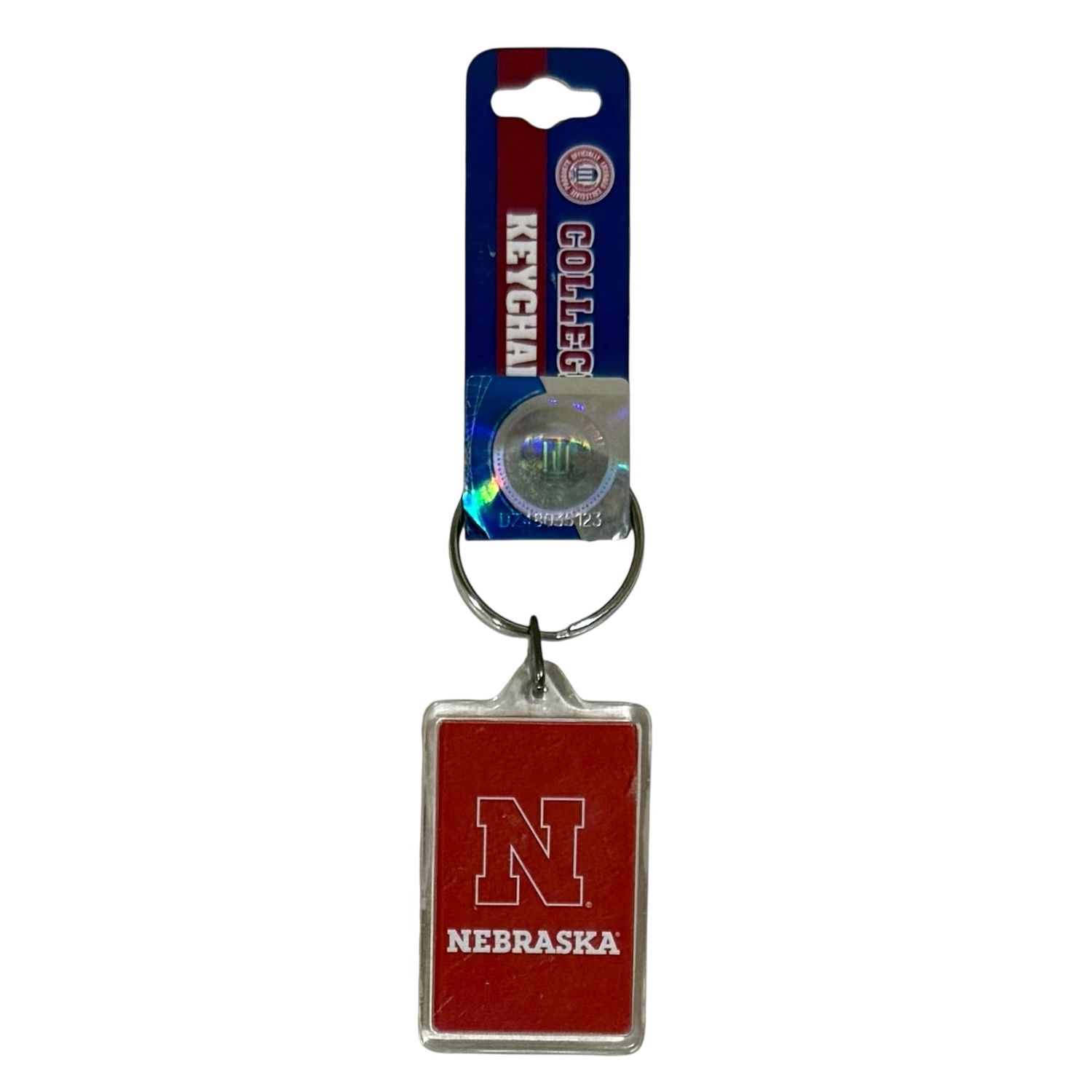 Nebraska Cornhuskers Acrylic Key Ring