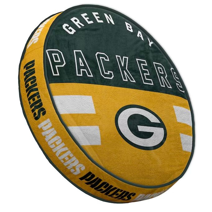 Green Bay Packers Pegasus 15” Circle Plushlete Pillow Green Bay Packers Pegasus 15” Circle Plushlete Pillow