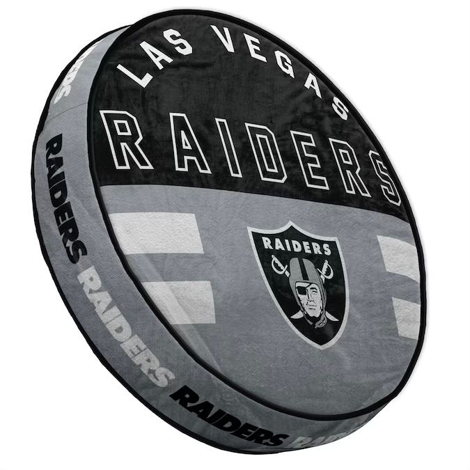 Las Vegas Raiders Pegasus 15” Circle Plushlete Pillow