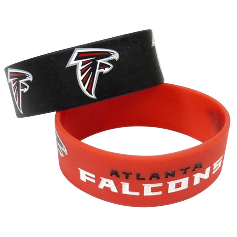 Atlanta Falcons Rubber Bulk Wrist Bands