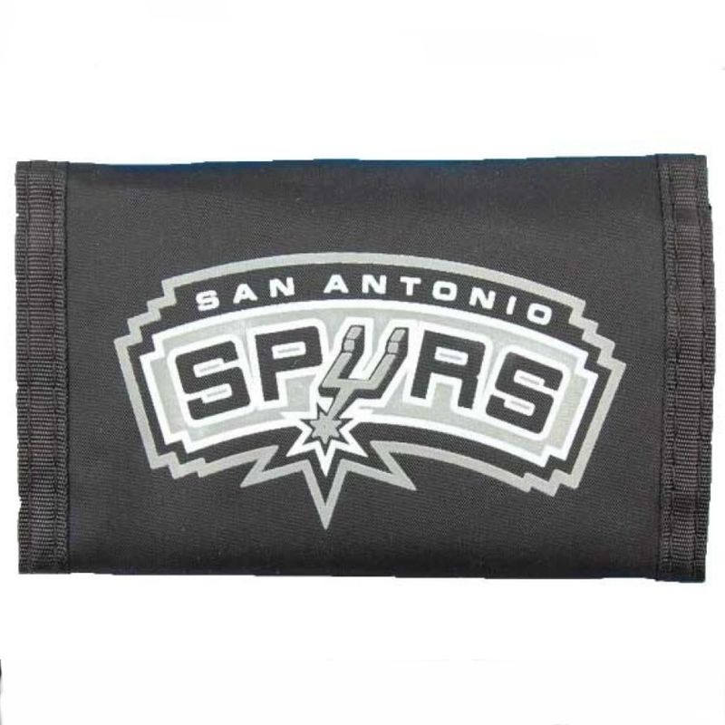 San Antonio Spurs Nylon Tri-Fold Wallet San Antonio Spurs Nylon Tri-Fold Wallet