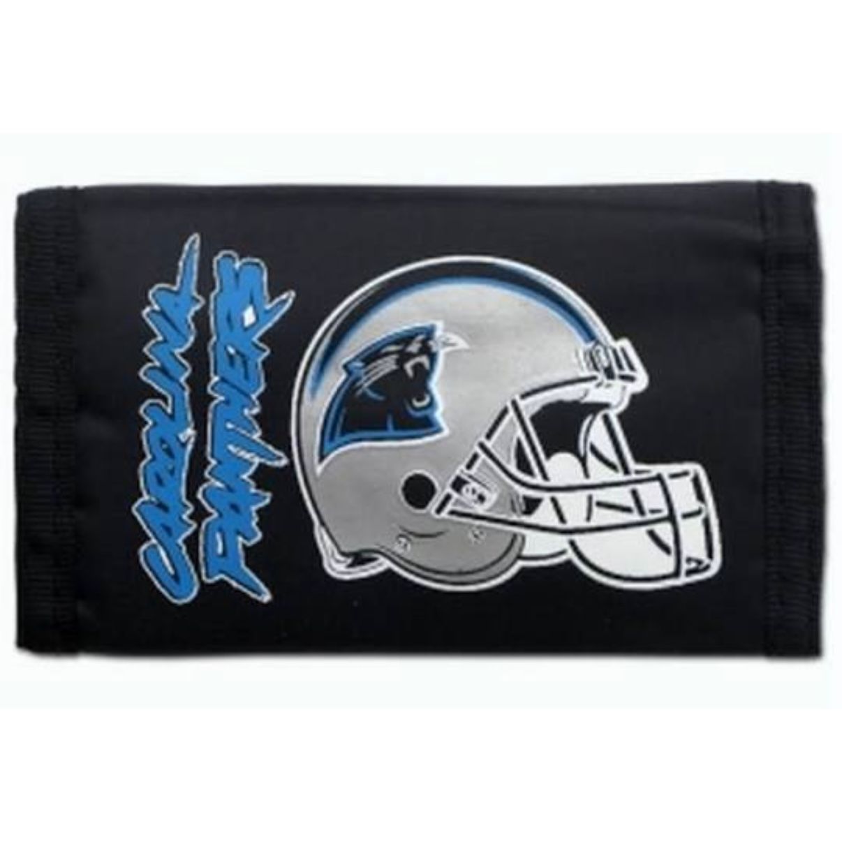 Carolina Panthers Nylon Tri-Fold Wallet