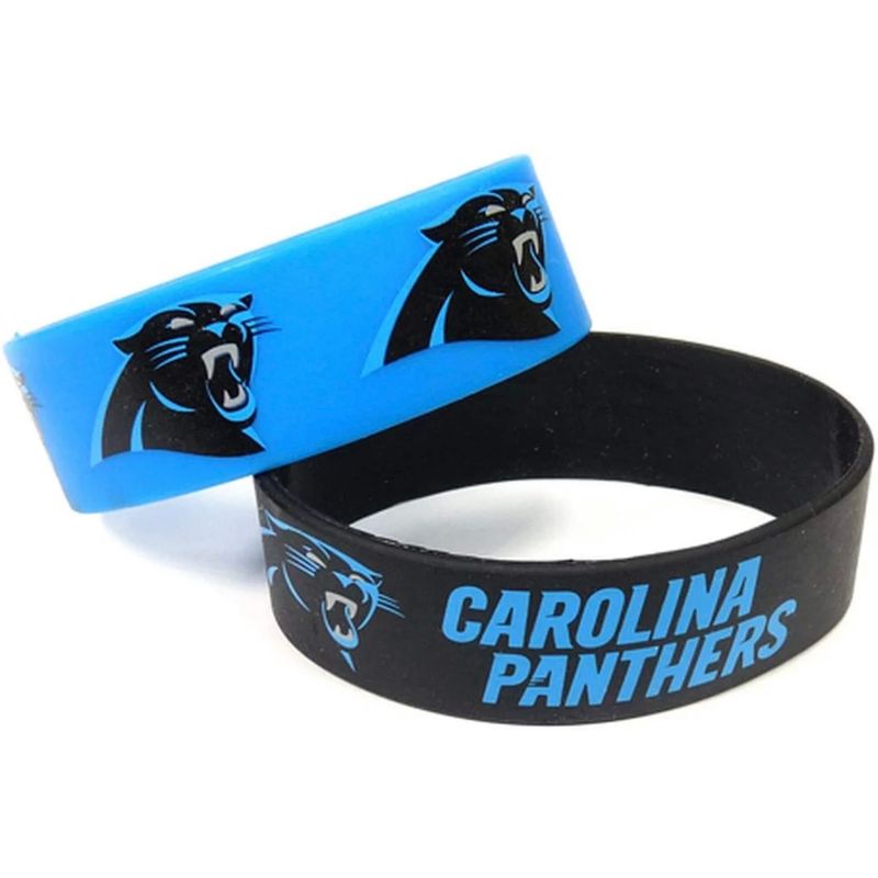 Carolina Panthers Rubber Bulk Wrist Bands Carolina Panthers Rubber Bulk Wrist Bands