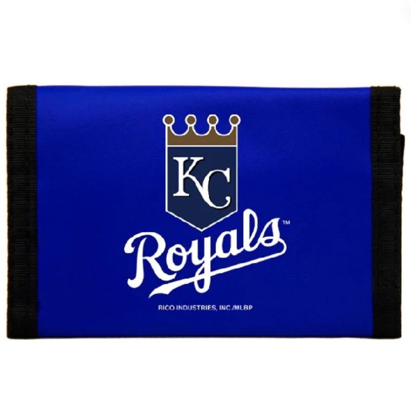Kansas City Royals Nylon Tri-Fold Wallet Kansas City Royals Nylon Tri-Fold Wallet