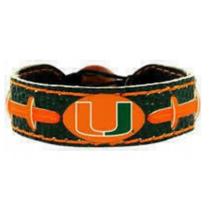 Miami Hurricanes Gamewear Football Bracelet