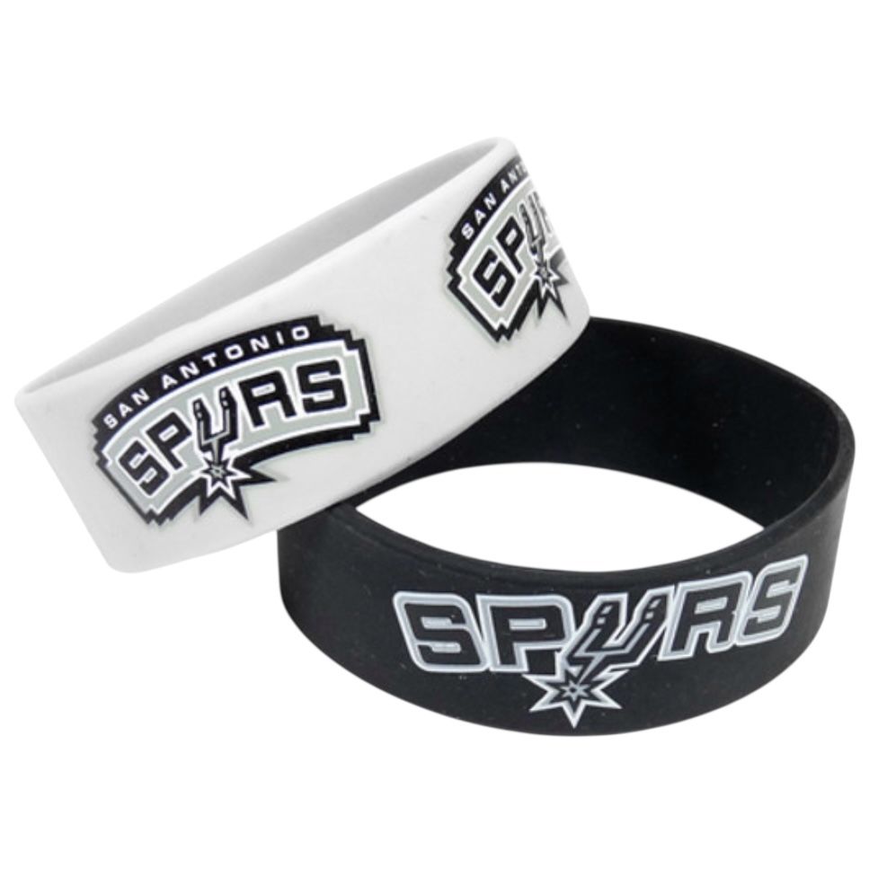 San Antonio Spurs Rubber Bulk Wrist Bands