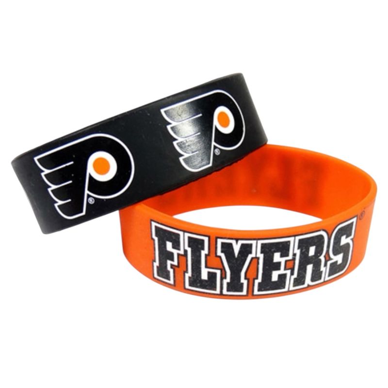 Philadelphia Flyers Rubber Bulk Wrist Bands Philadelphia Flyers Rubber Bulk Wrist Bands