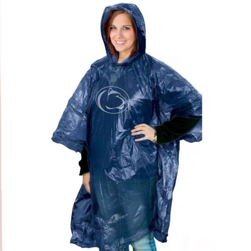 Penn State Nittany Lions Adult Rain Poncho Penn State Nittany Lions Adult Rain Poncho