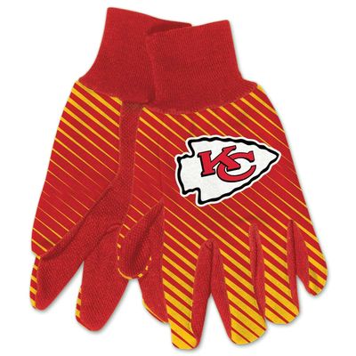Kansas City Chiefs Striped Utility Gloves Kansas City Chiefs Striped Utility Gloves