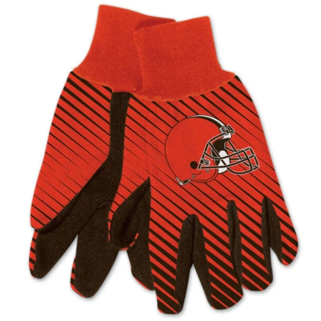 Cleveland Browns Striped Utility Gloves Cleveland Browns Striped Utility Gloves