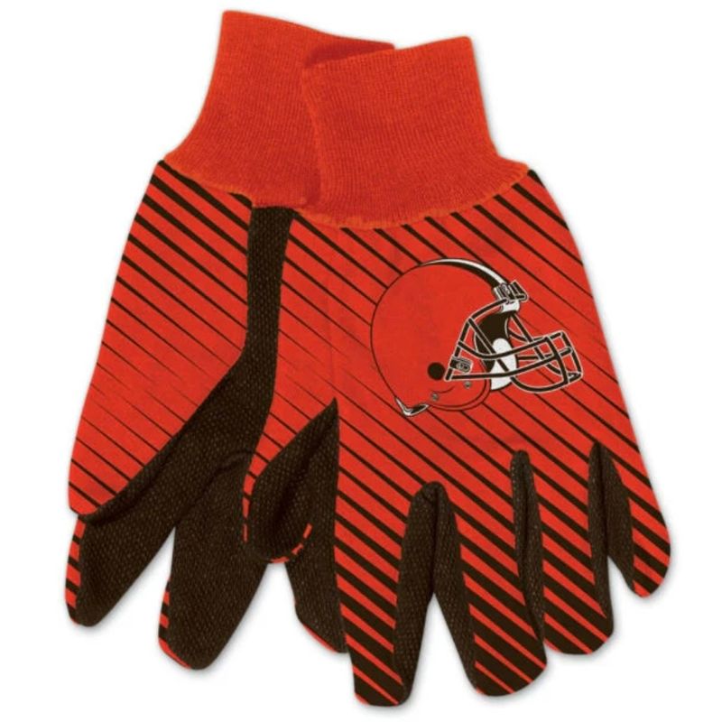 Cleveland Browns Striped Utility Gloves
