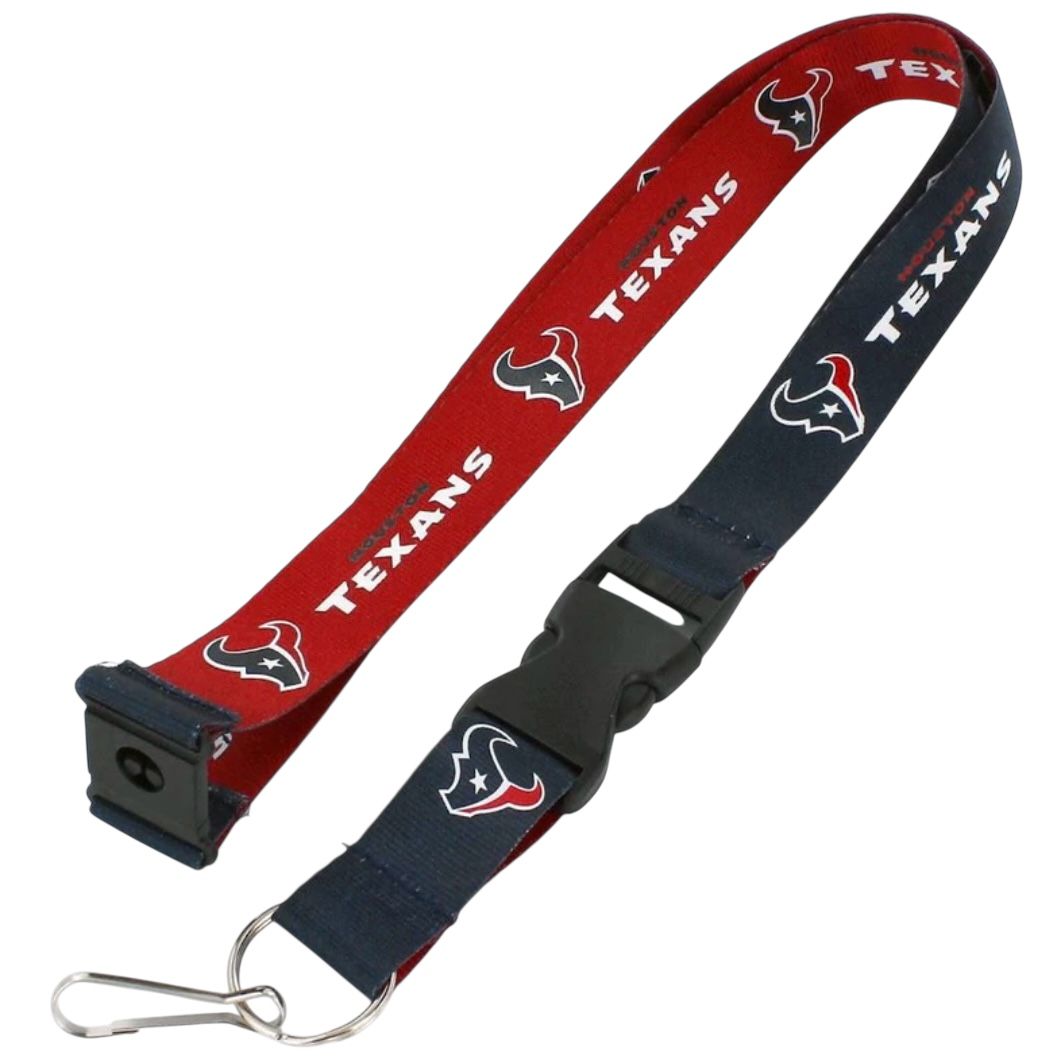 Houston Texans Reversible 1" Lanyard