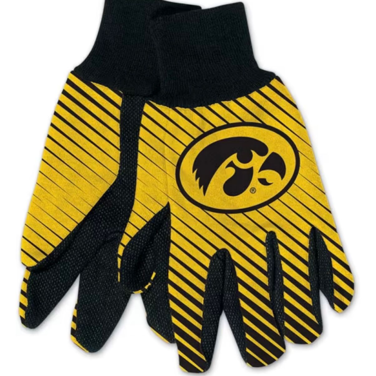 Iowa Hawkeyes Striped Utility Gloves Iowa Hawkeyes Striped Utility Gloves