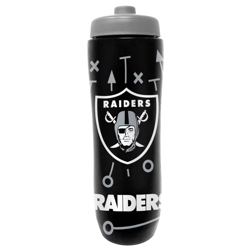 Las Vegas Raiders 34oz Squeezy Water Bottle