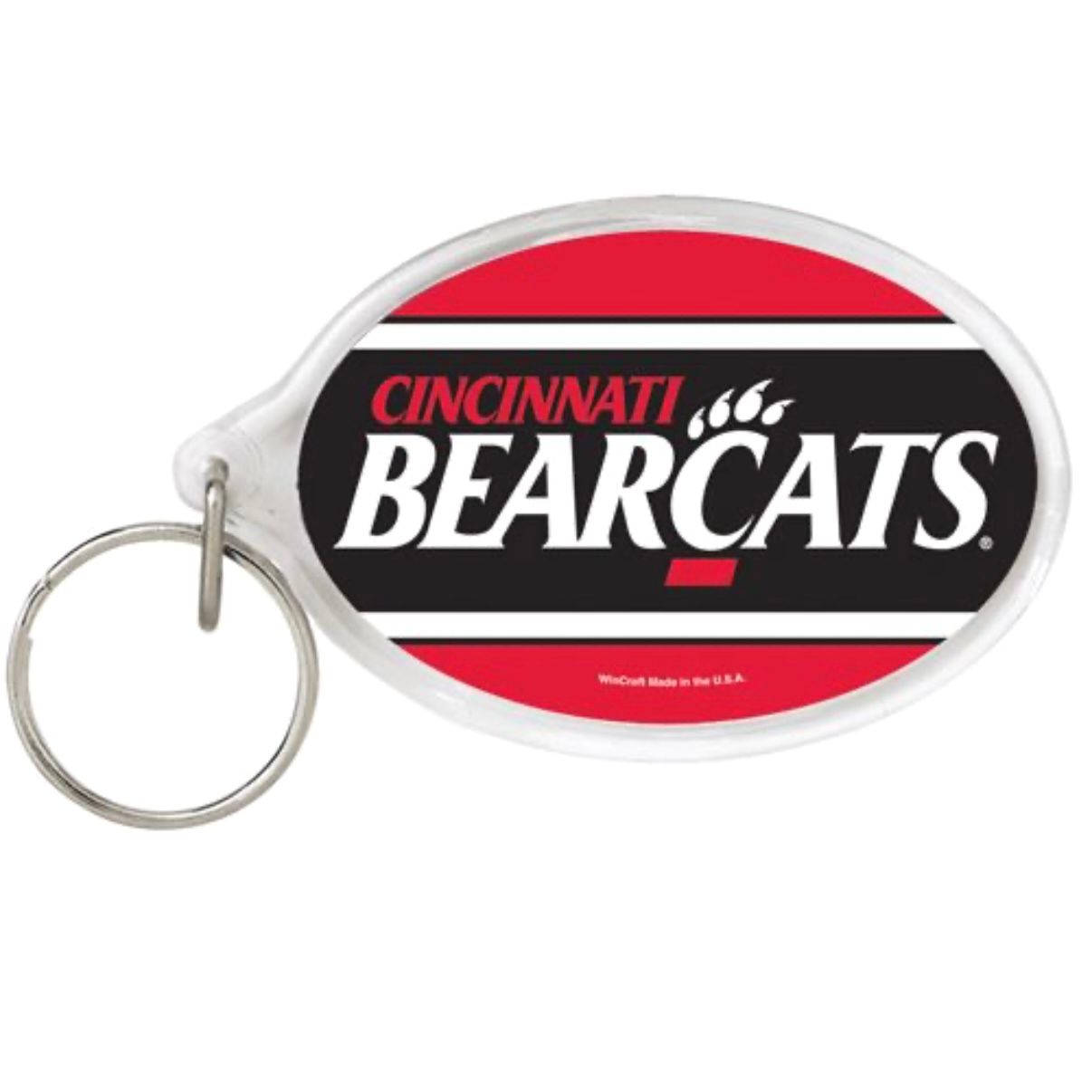 Cincinnati Bearcats Oval Acrylic Keychain Cincinnati Bearcats Oval Acrylic Keychain